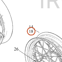 Harley-Davidson Rim, Whl, Fr, Lcd, Shrm, 21x2.15