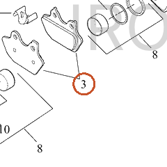 Harley-Davidson Brake Pad Kit