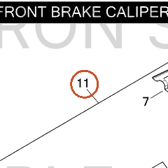 Harley-Davidson Caliper Assembly, Rh, Front, Slvr