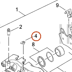Harley-Davidson Cap, Bleeder Screw