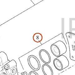 Harley-Davidson Mounting Bolt, Lower Caliper