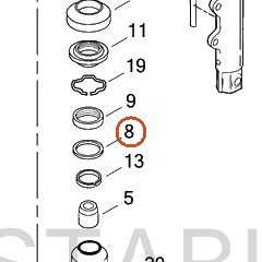 Harley-Davidson Spacer Seal
