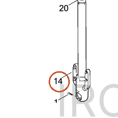 Harley-Davidson Fork Slider, Rh