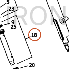 Harley-Davidson Seat Pipe Assembly