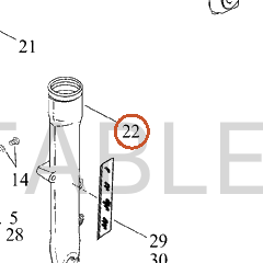 Harley-Davidson Slider, Fr Tlscp Fork, Lh, Black