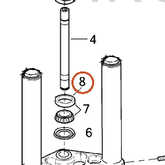 Harley-Davidson Kit, Strg, Steering Head
