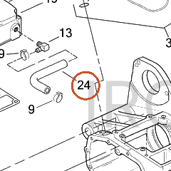 Harley-Davidson Vent Hose, Oil