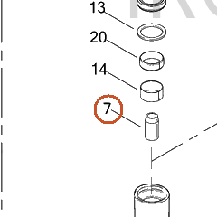 Harley-Davidson Stop, Oil Lock Piece