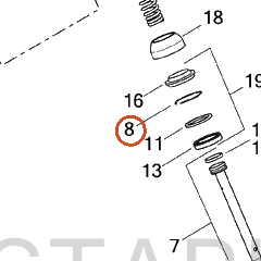 Harley-Davidson Retaining Ring, Oil Seal