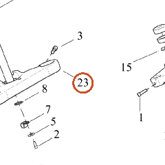 Harley-Davidson Clamp, Lower Tpl, Assembly