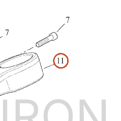 Harley-Davidson Clamp, Upr Tpl, Assembly