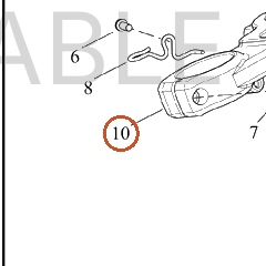Harley-Davidson Clamp, Upr Tpl, Black