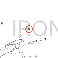 Harley-Davidson Clamp, Upr Tpl, Pnt