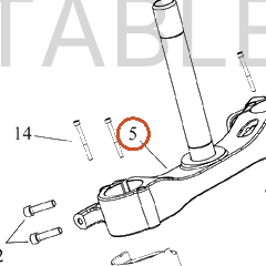 Harley-Davidson Clamp, Lower Tpl, Assembly