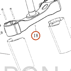 Harley-Davidson Clamp, Lower Tpl, Assembly