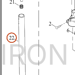Harley-Davidson Fork Pipe Comp