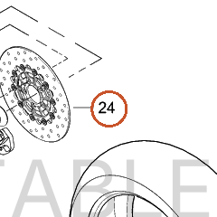 Harley-Davidson Kit-Brake Disc, Rr, Revolver
