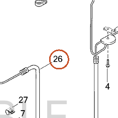 Harley-Davidson Brakeline, Front/Sngl Disc