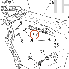 Harley-Davidson Kit, Frm, Assembly, 30 Deg, Wide