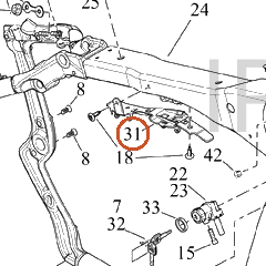 Harley-Davidson Kit, Frm, Assembly, 30 Deg, Wide