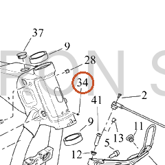 Harley-Davidson Frame Sub-Component, Rr, Upr, Crossme