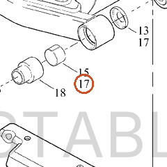 Harley-Davidson Swingarm Assembly, W/Bearing