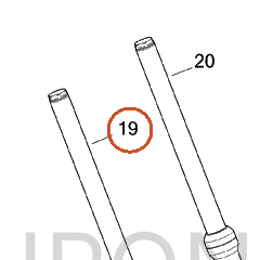 Harley-Davidson Fork Assembly, Rh