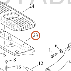 Harley-Davidson Ftbrd, Housing, Passenger, Lh, Satin Ch
