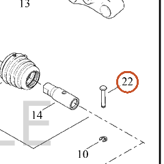 Harley-Davidson Brake Pedal Pushrod Pin