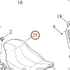 Harley-Davidson Seat, Rdr/Full, Seat, Ap, Fxfb