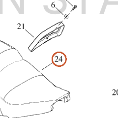 Harley-Davidson Seat, Rdr/Full, Assembly