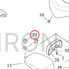 Harley-Davidson Seat, Passenger, Pillion, Assembly
