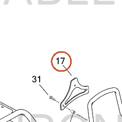 Harley-Davidson Mounting Bracket, Backrest