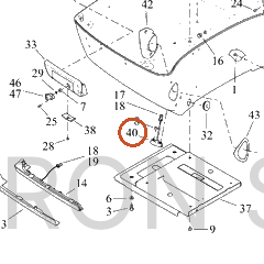 Harley-Davidson T-Pak Sub-Component, Btm, Sld
