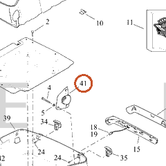 Harley-Davidson T-Pak Sub-Component, Btm, Sld