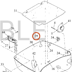Harley-Davidson T-Pak Sub-Component, Btm, Drilled, Sl