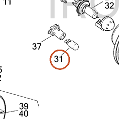 Harley-Davidson Bulb, Wedge #W5w