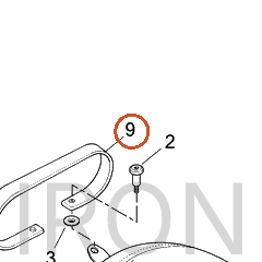Harley-Davidson Grab Strap, Psngr Seat