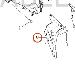 Harley-Davidson Fairing, Fr, Outer Skirt, Sld