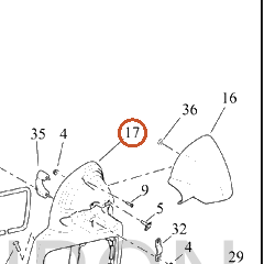 Harley-Davidson Frng Lower Sub-Component, Fascia Assembly