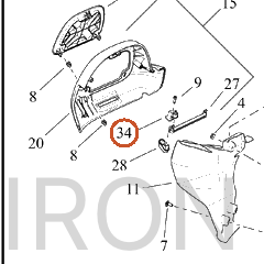 Harley-Davidson Fairing, Lower, Fascia Assembly, Rh, Sld