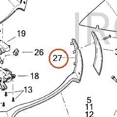 Harley-Davidson Gasket, Windshield