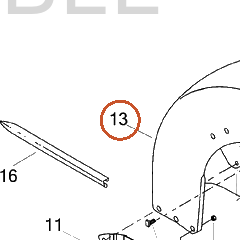 Harley-Davidson Fender Assembly Front