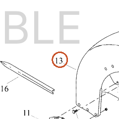 Harley-Davidson Fender Assembly, Front