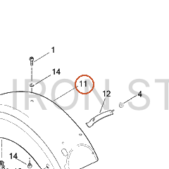Harley-Davidson Fender Assembly, Rr