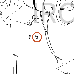 Harley-Davidson Washer Rubber