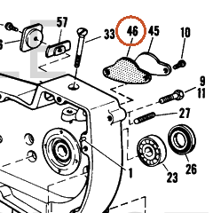 Harley-Davidson Gasket, Front Plate