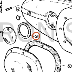 Harley-Davidson Gasket Cover Chngard