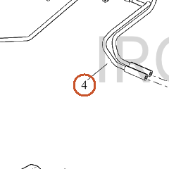 Harley-Davidson Hose, Carbon Cstr, Cstr To Prg S
