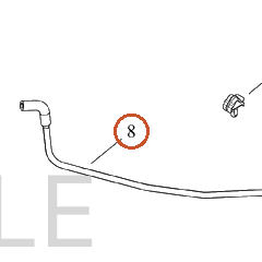 Harley-Davidson Hose, Carbon Cstr, Prg Sol To In